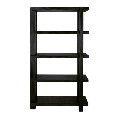 Riviera Bookshelf in Checkmate Black (45|S0075-9873)