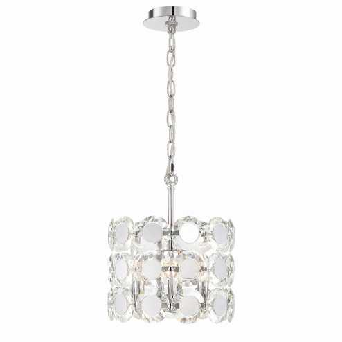 Perrene Three Light Chandelier in Chrome (40|44284-015)