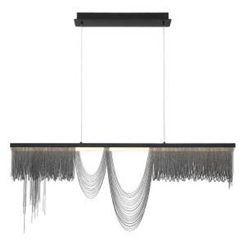 Tenda LED Chandelier in Painted Brushed Black (40|39284-020)