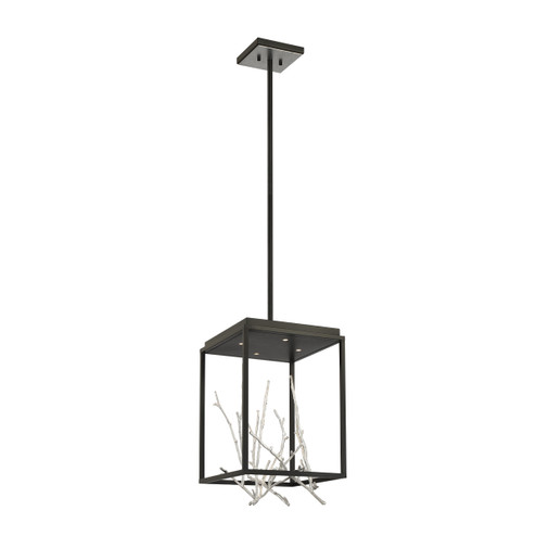 Aerie LED Chandelier in Black/Silver (40|38637-025)