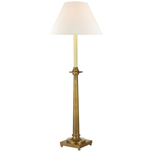 Swedish Column One Light Buffet Lamp in Antique-Burnished Brass (268|CHA 8461AB-L) Swedish Column One Light Buffet Lamp in Antique-Burnished Brass (268|CHA 8461AB-L)