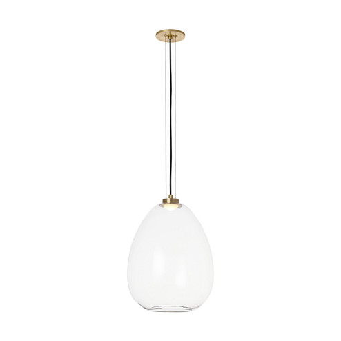 Kapoor LED Pendant in Clear/Natural Brass (182|700TDKPR13CNB-LED927)