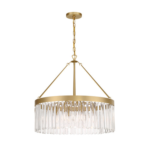 Emory Eight Light Chandelier in Modern Gold (60|EMO-5406-MG)