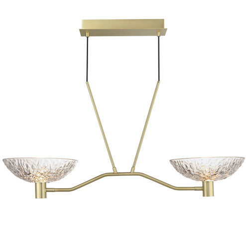 Metropolis LED Linear Pendant in Satin Brass (16|24982TCSBR)