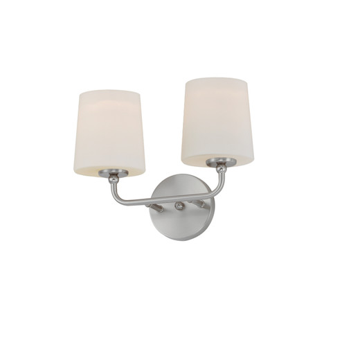 Bristol Two Light Wall Sconce in Satin Nickel (16|12092SWSN)