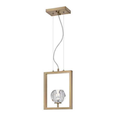 Zoa LED Pendant in Brushed Brass (88|6130900)