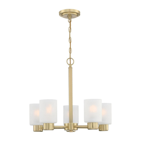 Sylvestre Five Light Chandelier in Champagne Brass (88|6127000)