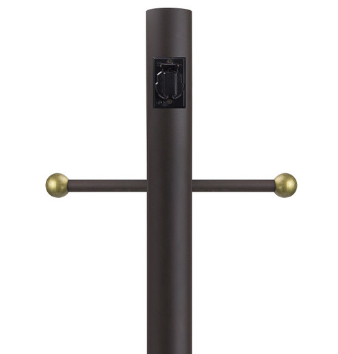 Outdoor Direct Burial Lamp Post in Bronze (301|293-C-BZ)