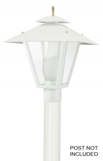 LED Colonial One Light Post Mount in Black (301|113-LR12W)