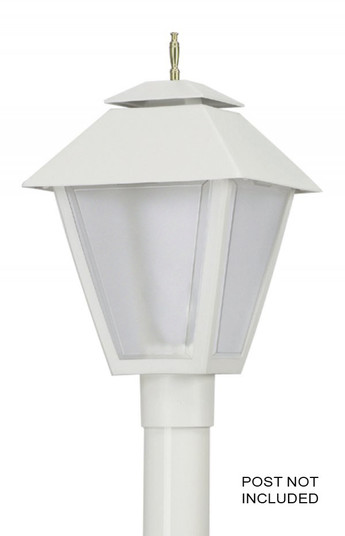 LED Colonial One Light Post Mount in White (301|109-LR12W)