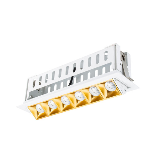 Multi Stealth LED Adjustable Trim in Gold/White (34|R1GAT06-F930-GLWT)