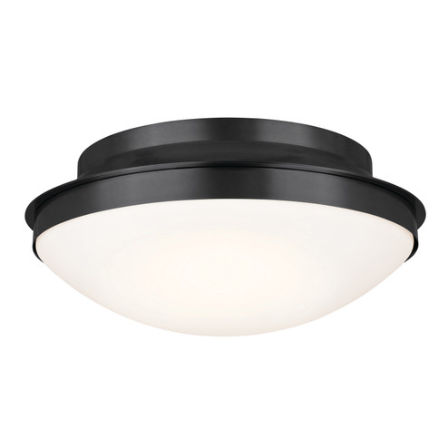 Bretta Three Light Flush Mount in Black (12|52545BK)