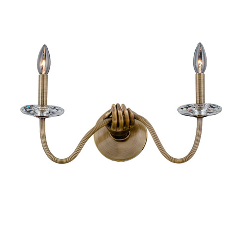 Venus Two Light Wall Sconce in Historic Brass (33|517721HBR)