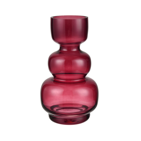 Oria Vase in Maroon (45|S0016-10122)