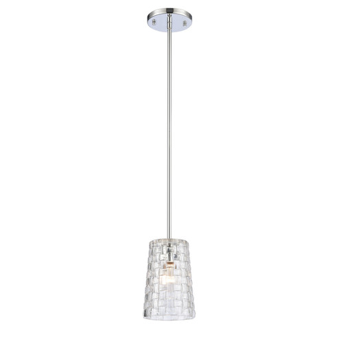 Lightweave One Light Mini Pendant in Polished Nickel (45|82185/1)