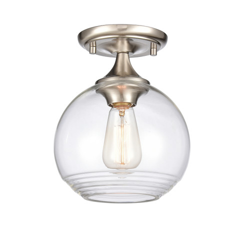 Angie One Light Semi Flush Mount in Satin Nickel (45|81575/1)