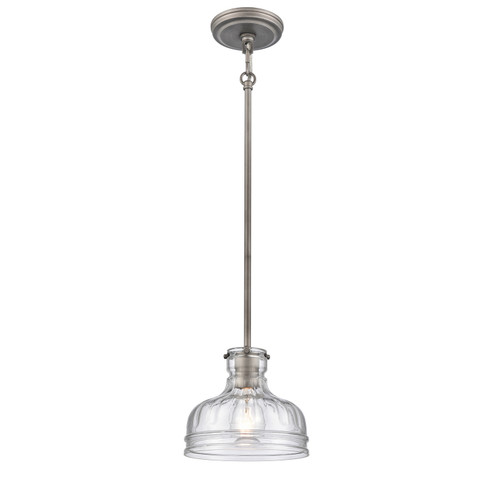 Orinoco One Light Mini Pendant in Weathered Zinc (45|67905/1)