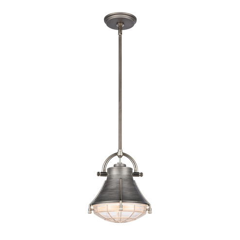 Urbanite One Light Mini Pendant in Weathered Zinc (45|67765/1)