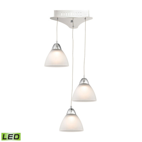 Piatto LED Mini Pendant in Chrome (45|LCA303-10-15)