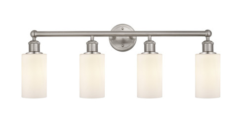 Edison Four Light Bath Vanity in Brushed Satin Nickel (405|616-4W-SN-G801)