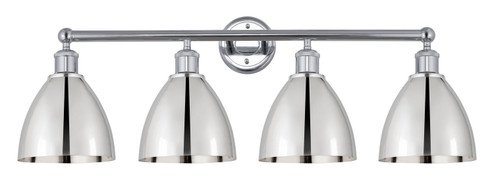 Edison Four Light Bath Vanity in Polished Chrome (405|616-4W-PC-MBD-75-PC)