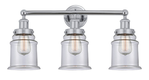 Edison Three Light Bath Vanity in Polished Chrome (405|616-3W-PC-G182)