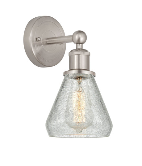 Edison One Light Wall Sconce in Brushed Satin Nickel (405|616-1W-SN-G275)