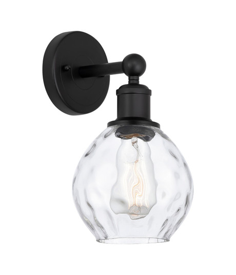 Edison One Light Wall Sconce in Matte Black (405|616-1W-BK-G362)