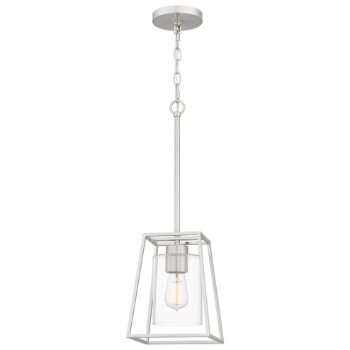 Prescott One Light Mini Pendant in Brushed Nickel (10|PRC1508BN)