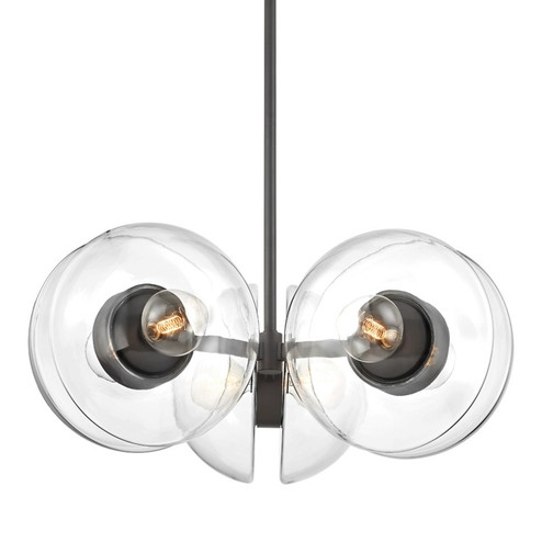 Kert Six Light Chandelier in Black Brass (70|9439-BBR)