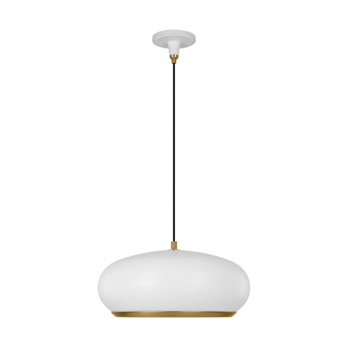 Clasica One Light Pendant in Matte White (454|TP1131MWTBBS)