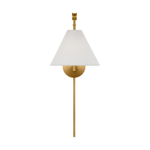 Remy One Light Bath Fixture in Burnished Brass (454|AEW1021BBS)