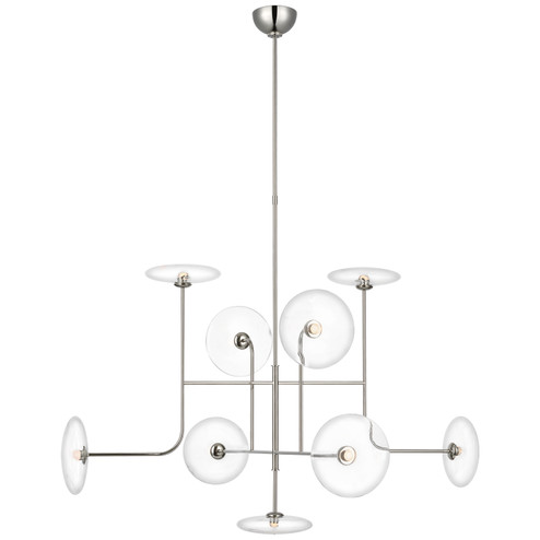 Calvino LED Chandelier in Polished Nickel (268|S 5693PN-CG)