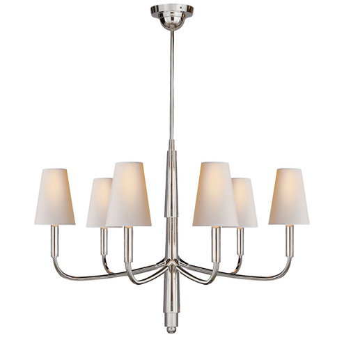 Farlane Six Light Chandelier in Bronze with Antique Brass (268|TOB 5018BZ/HAB-L)