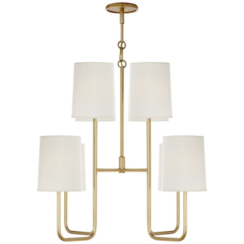 Go Lightly Eight Light Chandelier in China White (268|BBL 5081CW-L)