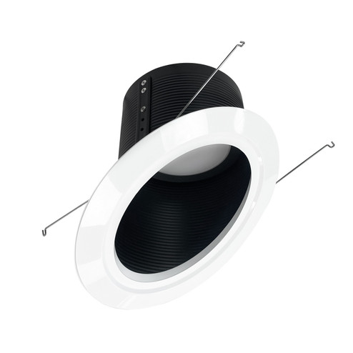 Rec Slope 6'' Trim LED Baffle Trim in Black Baffle / White Flange (167|NLRS-6S12L130B)