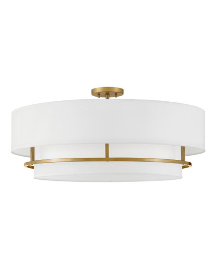 Graham LED Semi-Flush Mount in Lacquered Brass (13|38895LCB)