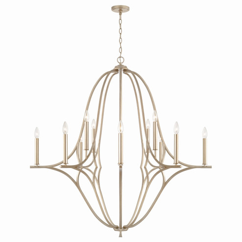 Claire 12 Light Chandelier in Brushed Champagne (65|450001BS)