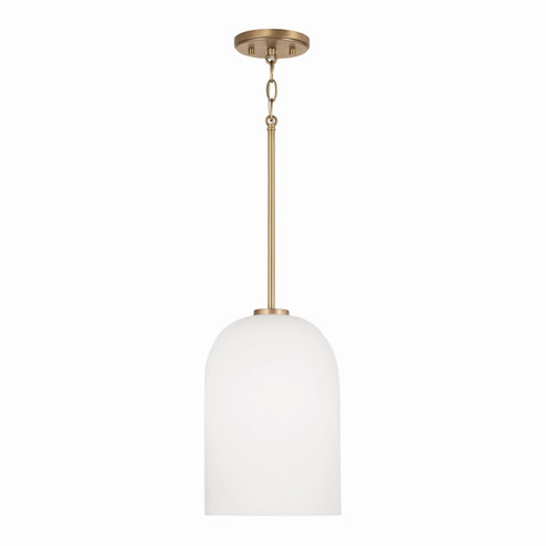 Lawson One Light Pendant in Aged Brass (65|348811AD)