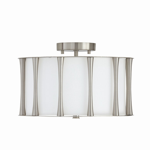 Bodie Three Light Semi-Flush Mount in Brushed Nickel (65|244631BN)