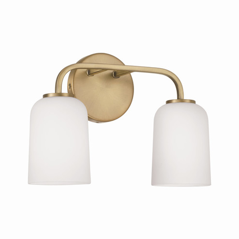 Lawson Two Light Vanity in Aged Brass (65|148821AD-542)