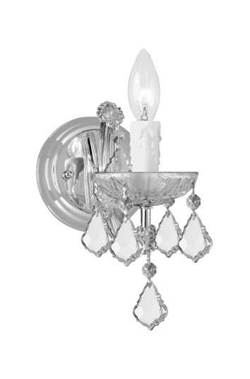 Maria Theresa One Light Wall Sconce in Polished Chrome (60|4471-CH-CL-MWP)