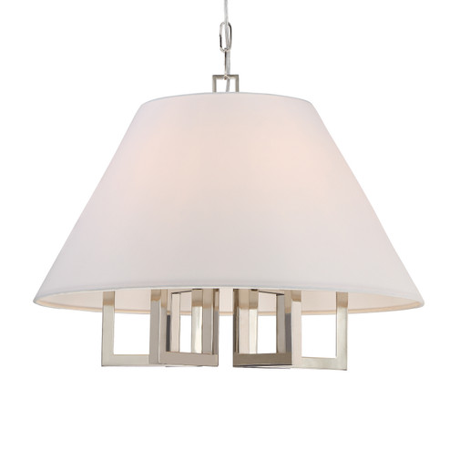 Westwood Six Light Chandelier in Polished Nickel (60|2256-PN)