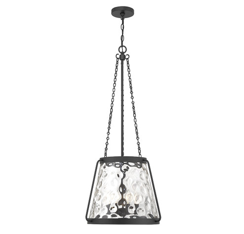 Crawford Four Light Pendant in Matte Black (51|7-1804-4-89)