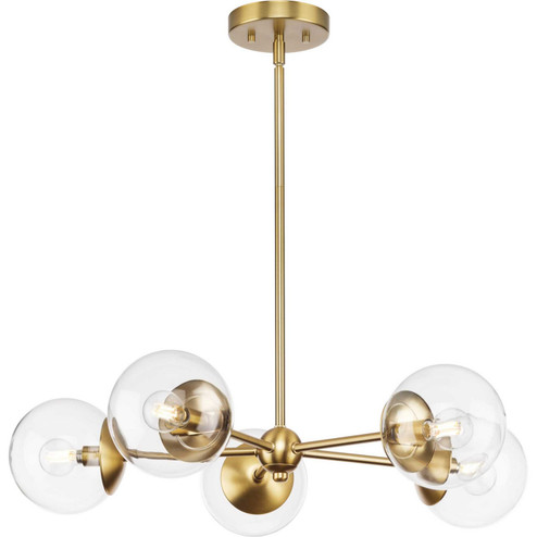 Atwell Five Light Chandelier in Brushed Bronze (54|P400325-109)