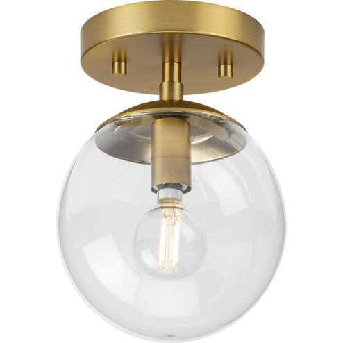 Atwell One Light Flush Mount in Brushed Bronze (54|P350234-109)