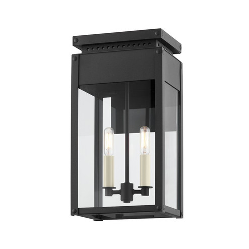 Braydan Two Light Outdoor Wall Sconce in Textured Black (67|B8517-TBK)