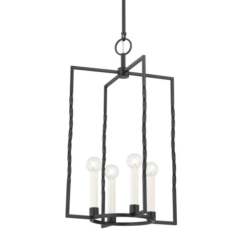 Adelaide Four Light Lantern in Textured Black (428|H731704L-TBK)