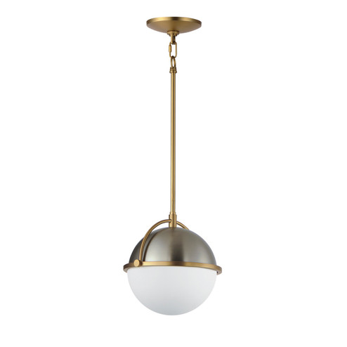 Duke One Light Pendant in Satin Nickel / Satin Brass (16|12411SWSNSBR)