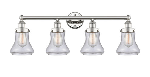 Edison Four Light Bath Vanity in Polished Nickel (405|616-4W-PN-G194)